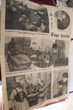 Preview: alte Zeitungsseite  Der Stoßtrupp 1941 - Sonderurlaub in Warschau